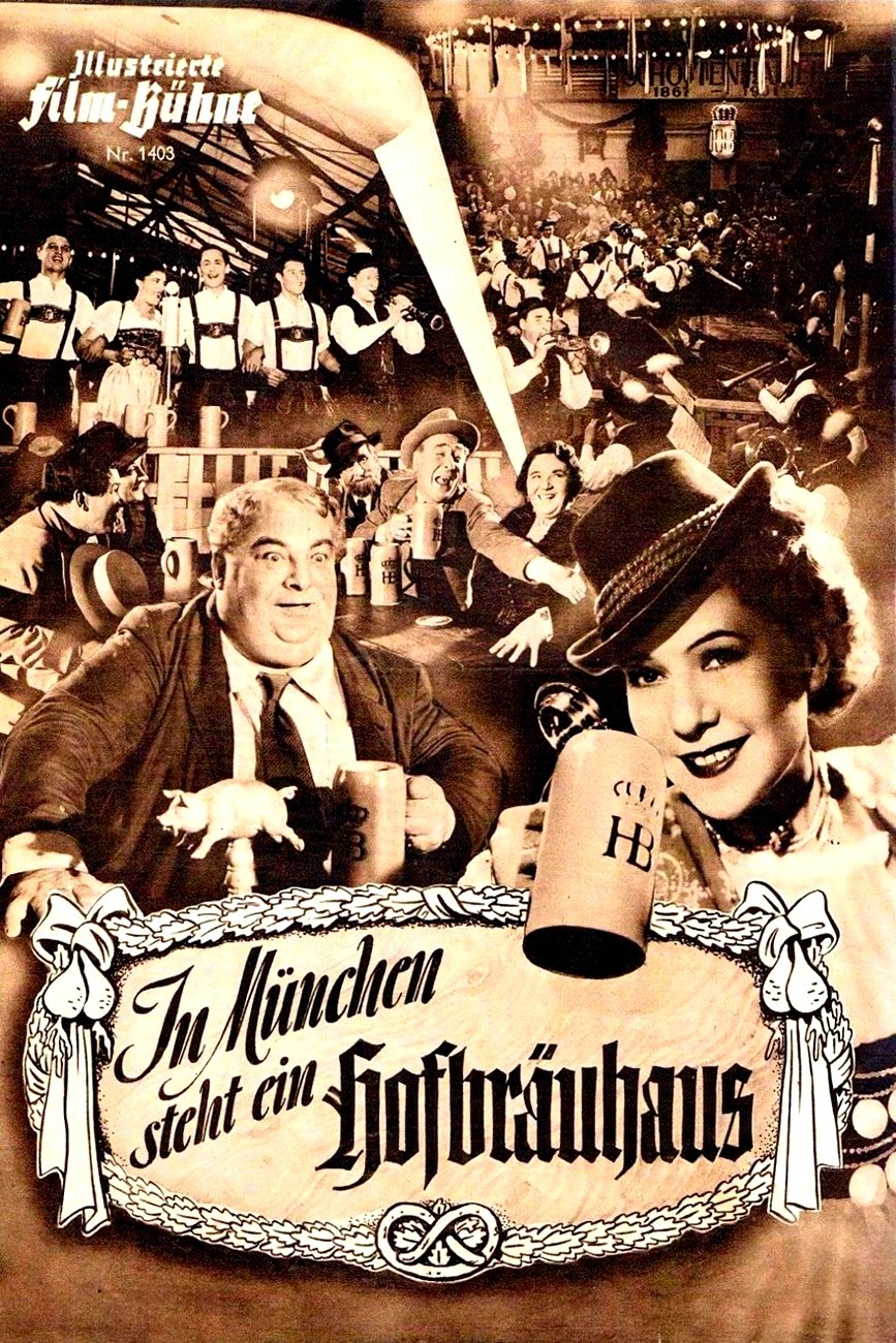 In Munich stands a Hofbäuhaus poster