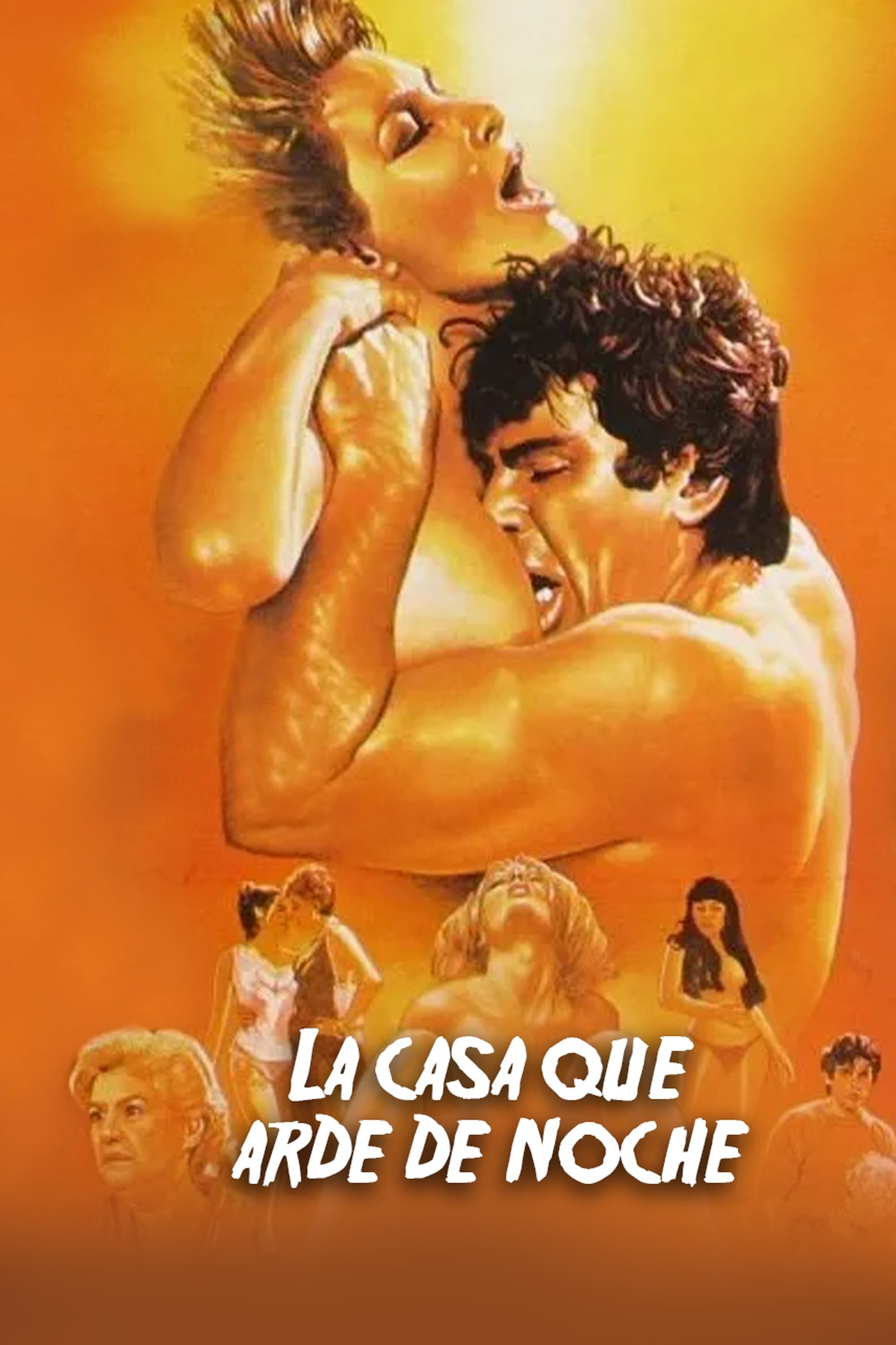 La Casa Que Arde de Noche poster
