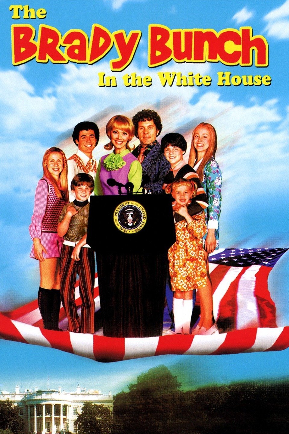 The Brady Bunch in the White House poster